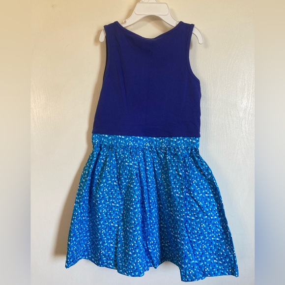 🌞Gymboree New Navy Embroidered Sea Theme Sleeveless Dress #IB - Picture 5 of 5
